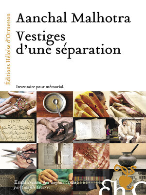 cover image of Vestiges d'une séparation